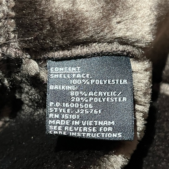 Vintage JONES NEW YORK Faux Suede Fur Lined Penny Lane Jacket Chocolate Brown - Picture 11 of 13